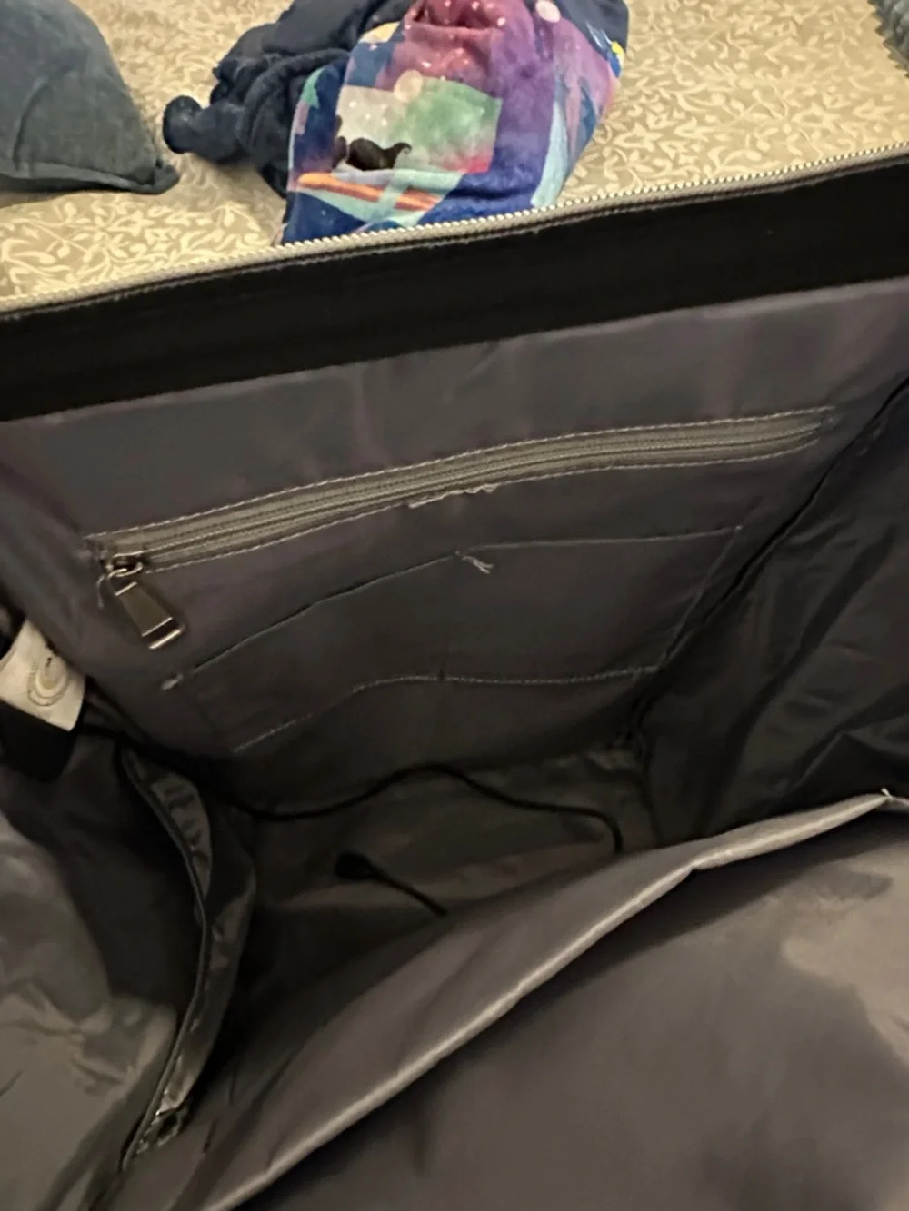 sowaovut Black backpack with Tan Trim Label